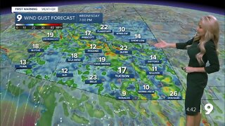 Cooler than normal and breezy at times