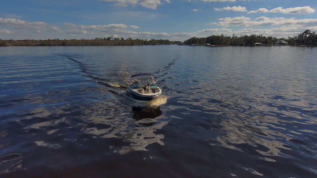 Blasian Babies Family 2019 Chaparral 210 SunCoast Skydio 2+ Footage At Doctors Lake Clay County, FL