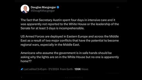 Defense Sec CAUGHT In Cancer Coverup 1-10-24 Breaking Points