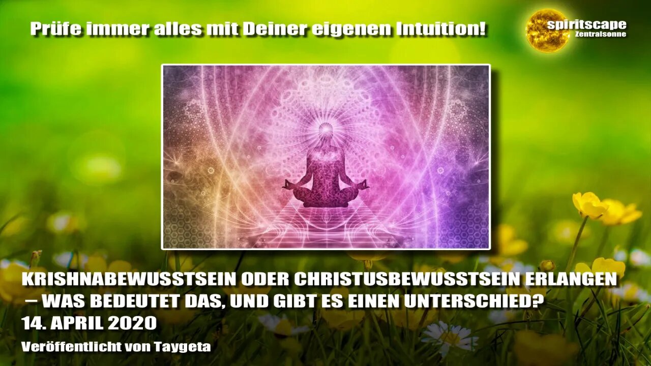KRISHNABEWUSSTSEIN ODER CHRISTUSBEWUSSTSEIN ERLANGEN - Transinformation.net