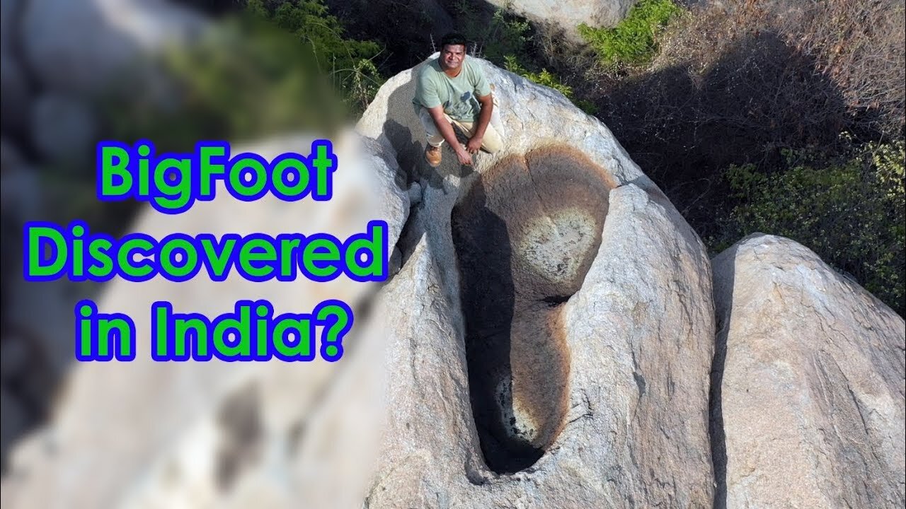 Giant Foot Print Discovered! Lord Hanuman is BigFoot (Yeti)? | Hindu Temple |