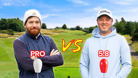 Pro Golfer VS YouTube Golfer SCRATCH MATCH