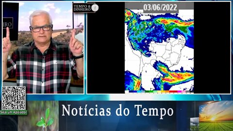 Previsão do tempo com chuva intensa no Sul e Nordeste e estiagem no Centro-oeste
