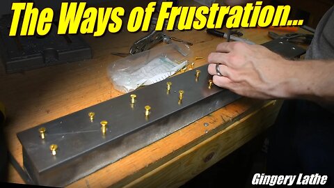Mounting the DIY Metal Lathe Bed Ways | DIY Gingery Lathe Part 3