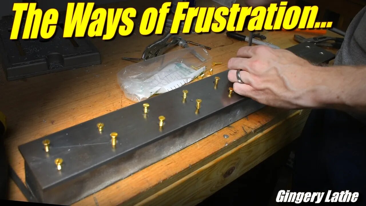 Mounting the DIY Metal Lathe Bed Ways | DIY Gingery Lathe Part 3