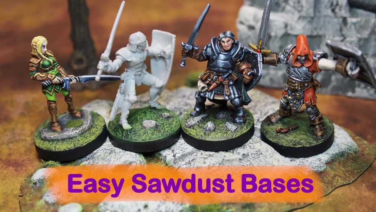 Miniature Basing: Sawdust Technique