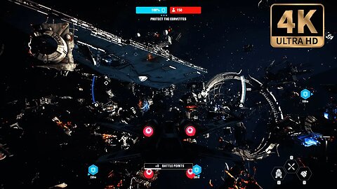 Star Wars Battlefront 2: Starfighter Gameplay (No Commentary) 4K VIDEO