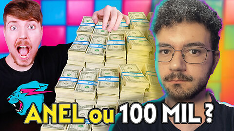 Você Prefere um Diamante Gigante ou $100,000? - Rk Play reage ao MRBEAST
