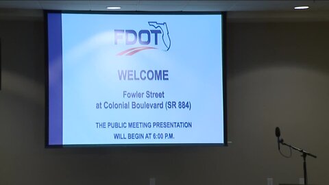 FDOT discusses plans for improving intersection of Colonial and Fowler in Fort Myers