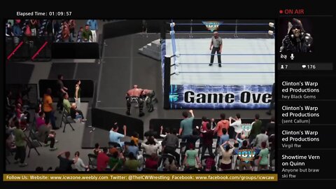 International championship wrestling (Game Over Pre Show - Inferno PPV)