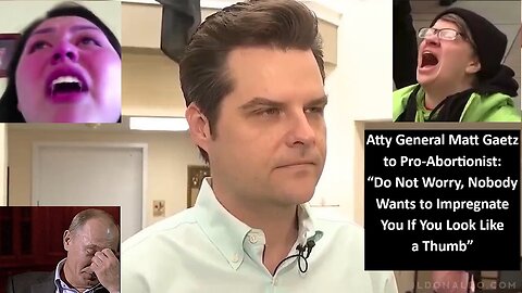 THIS IS MY NEW ATTORNEY GENERAL: MATT GAETZ