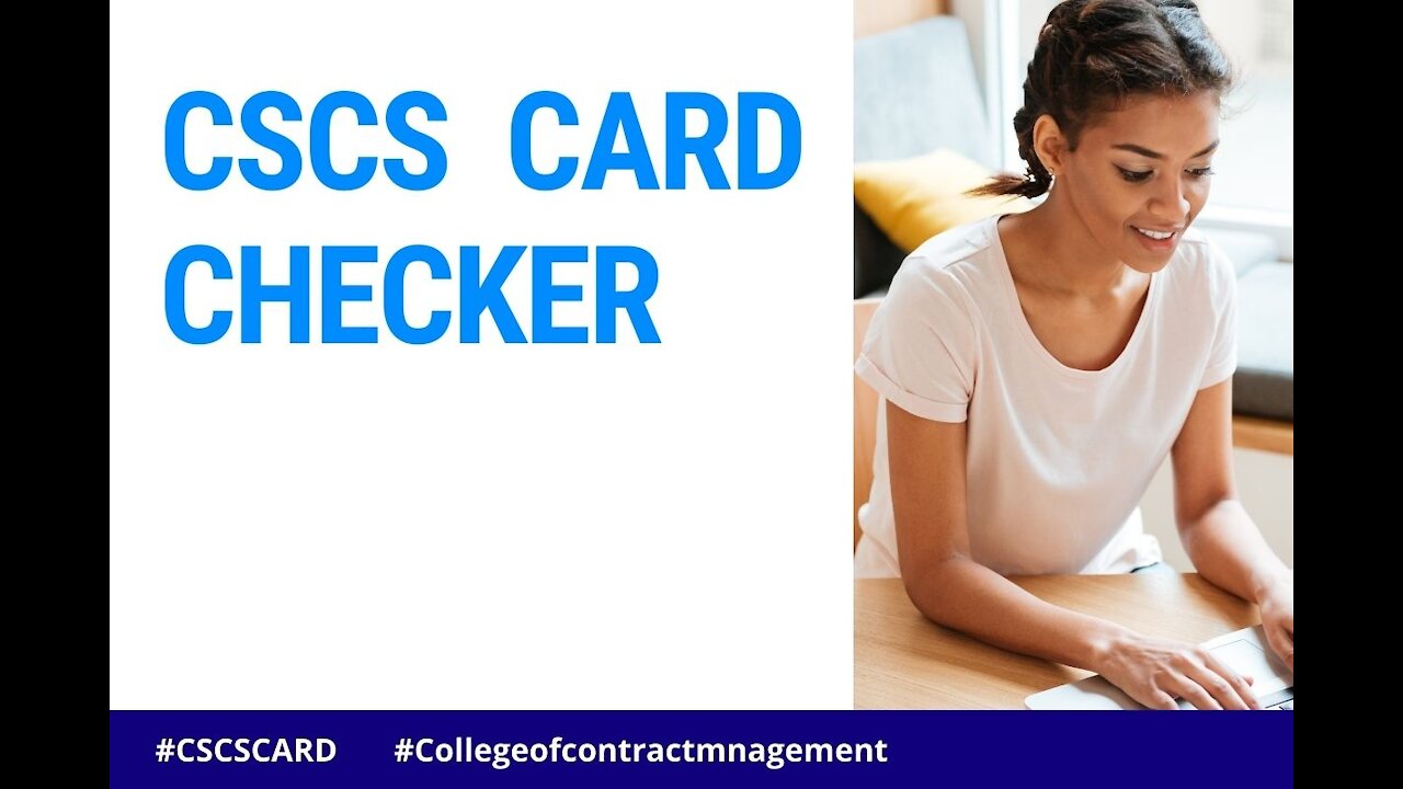 CSCS Card Checker | Check your CSCS Card