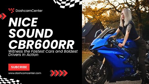 Testing Bike CBR600RR sounds | dash cam