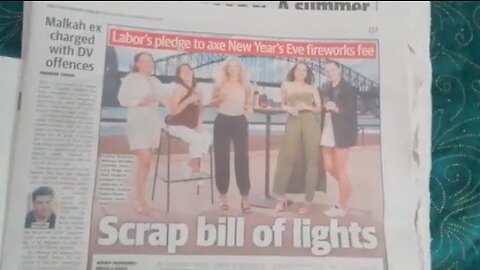 Another Lucy lights up the harbour as Sydney paper lucks out yet again!