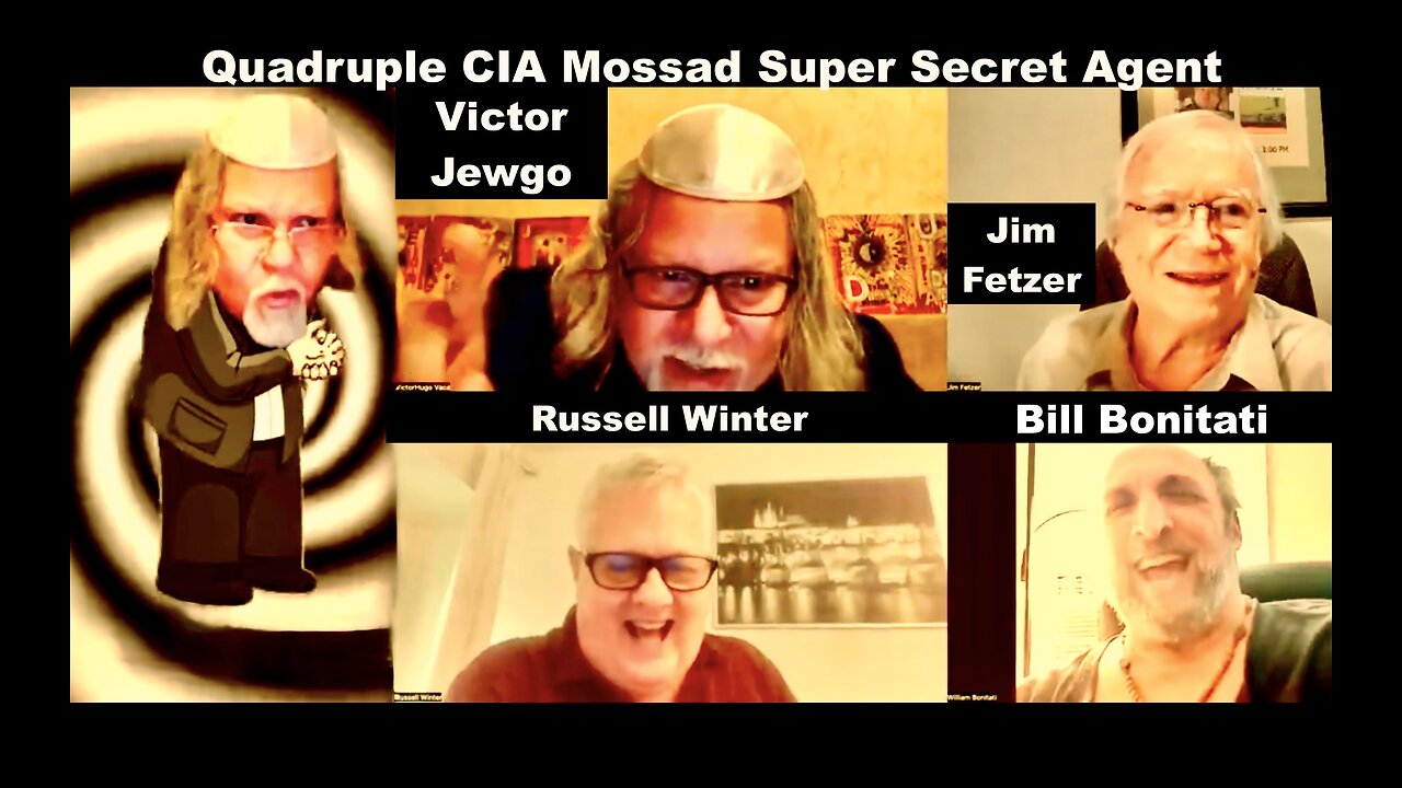 Jim Fetzer Victor Hugo Russell Winter Bill Bonitati Fear Of Being Called AntiSemitic Is Killing USA