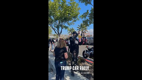 Trump Car Rally Orange County