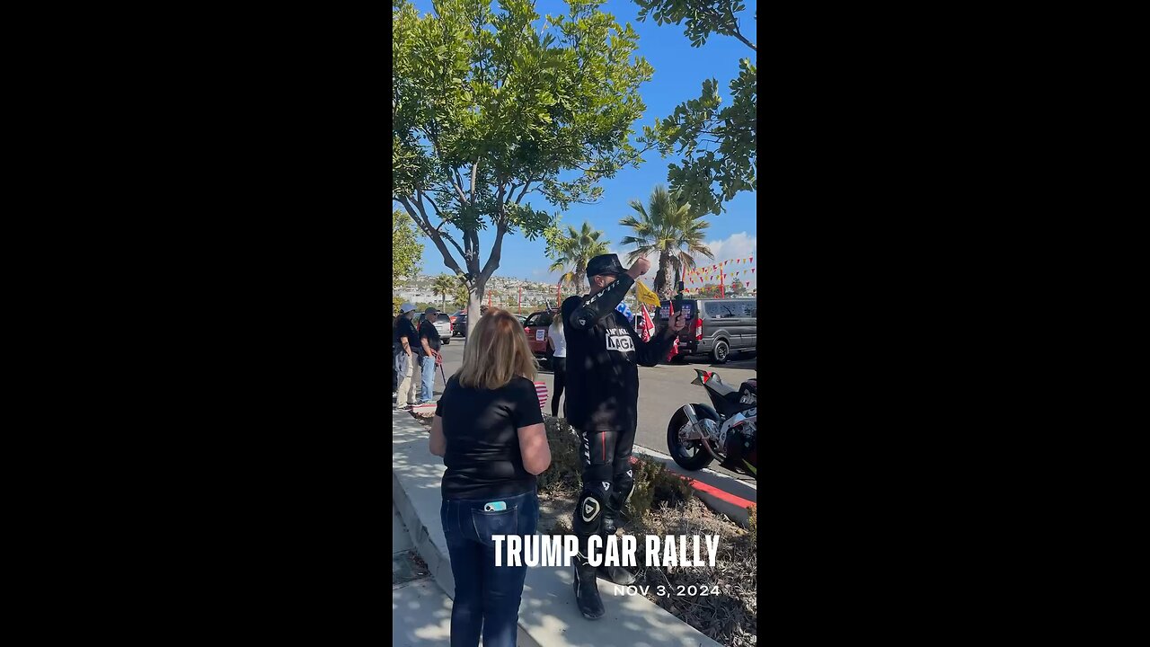 Trump Car Rally Orange County