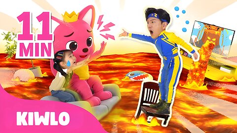 Super Solver Sammy More and More | The Floor Is Lava + More | Kiwlo Baby Shark Kids Song