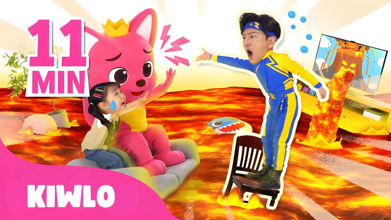 Super Solver Sammy More and More | The Floor Is Lava + More | Kiwlo Baby Shark Kids Song