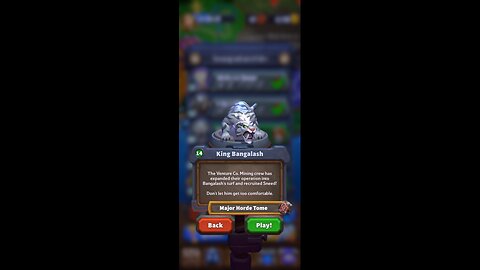Warcraft Rumble - Heroic Missions - Map 14 Area 3 - King Bangalash - June 2024