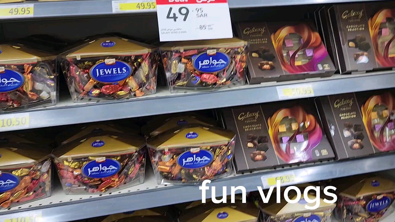 yummy chocolates collection at carrefour