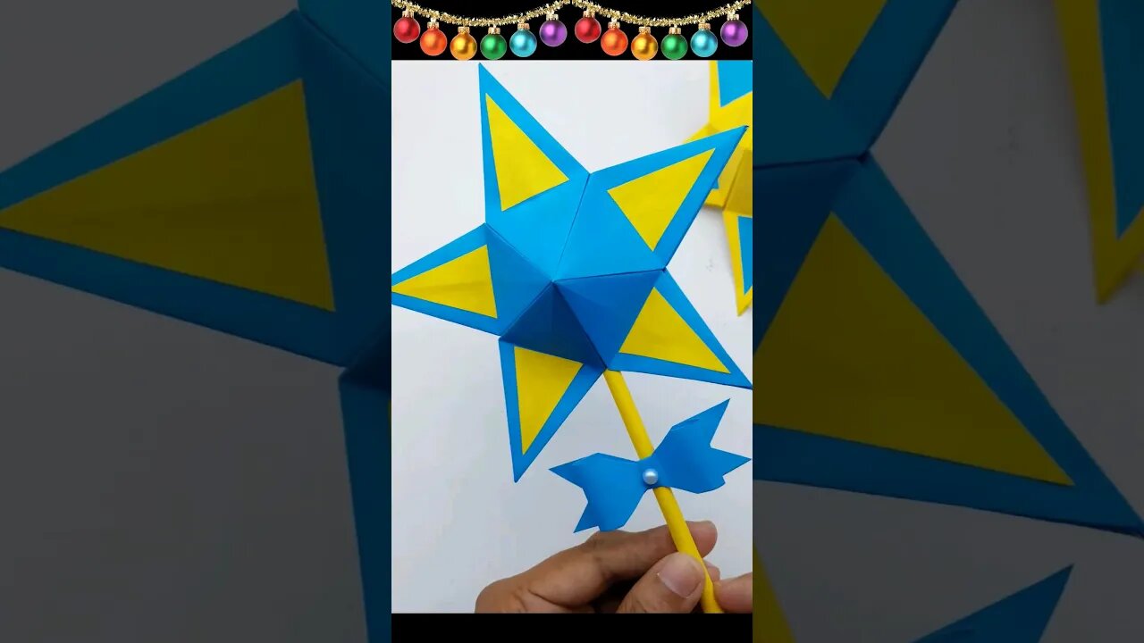 Christmas Crafts 🌲 Paper Star For Christmas 🌲 Easy Paper Crafts #diy #crafts
