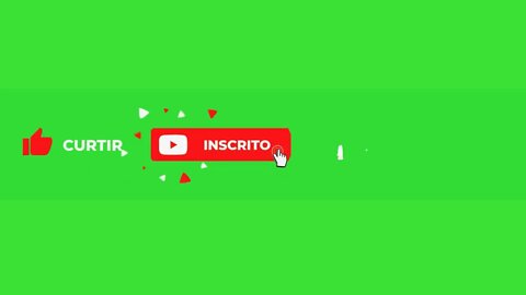 Chroma key botão inscreva-se green screen