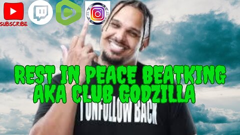 🔴Friday Night In Studio - RIP BeatKing AKA Club Godzilla