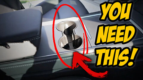 Hold My Cup!… A Must Have Tesla Accessory..