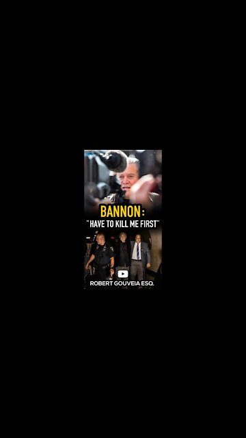 Bannon Intentionally PARADED in Front of the Media #shorts