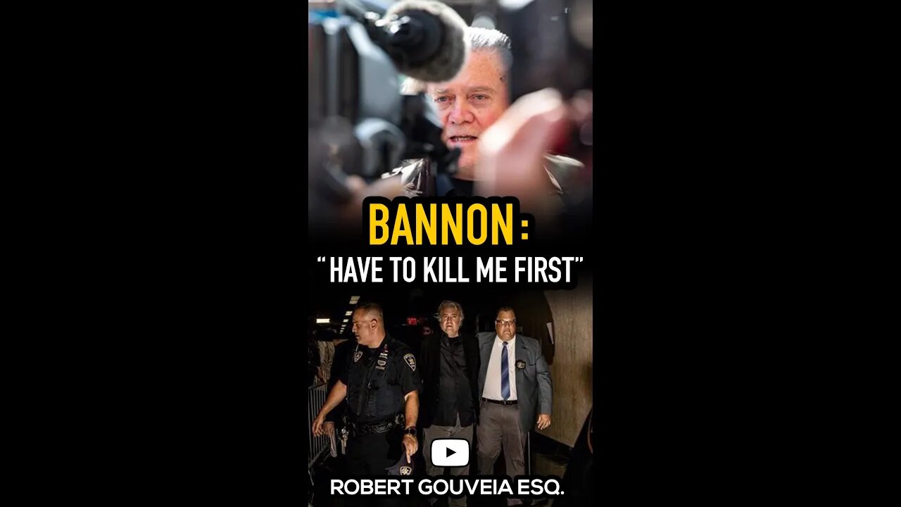 Bannon Intentionally PARADED in Front of the Media #shorts