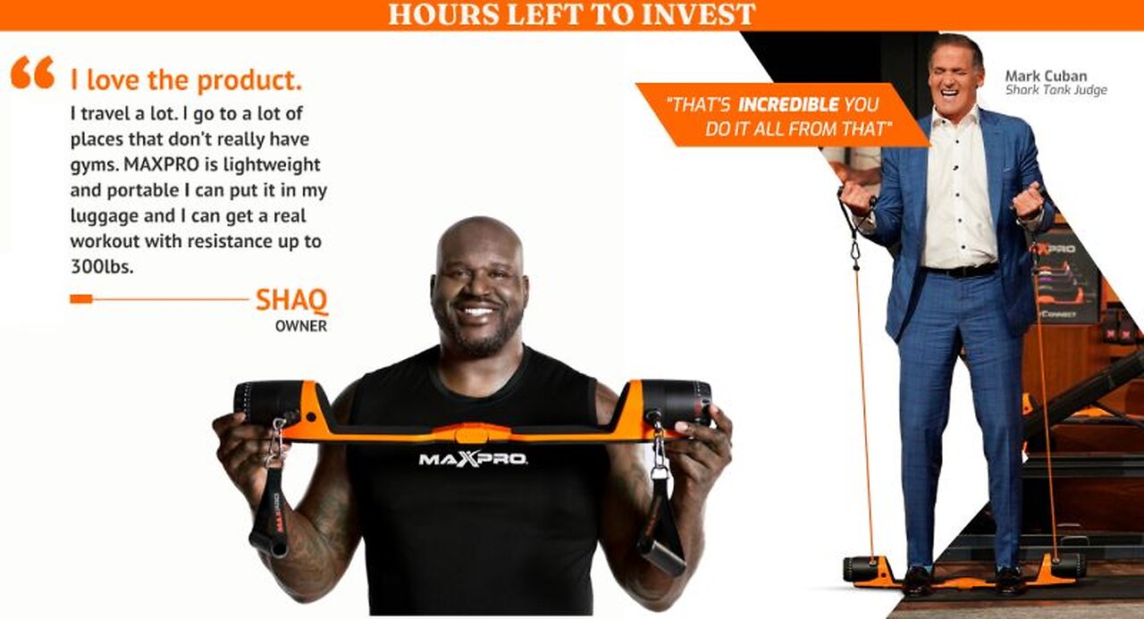 MAXFIT - The World’s First Truly Portable All In 1 Smart Gym
