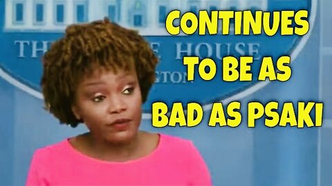 New Press Secretary as bad as Jen Psaki
