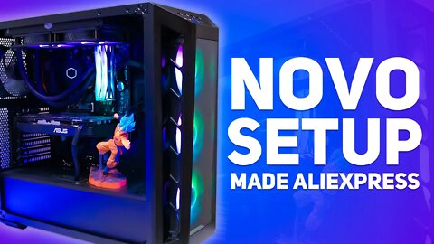 NOVO SETUP do CANAL montado com PEÇAS DO ALIEXPRESS! Ryzen 7 3700X E MUITO MAIS!