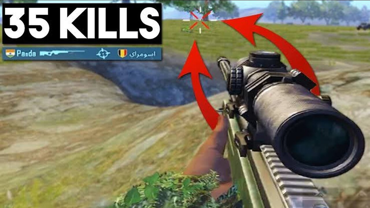 HOW TO NO-SCOPE HEADSHOT WITH AWM! - 35 KILLS Duo vs Squad - PUBG Mobile