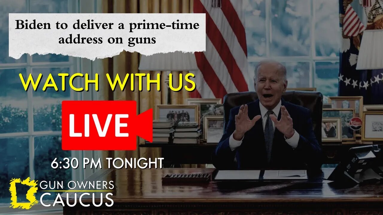 MN Gun Owners Caucus Reacts to Biden Address on Gun Legislation