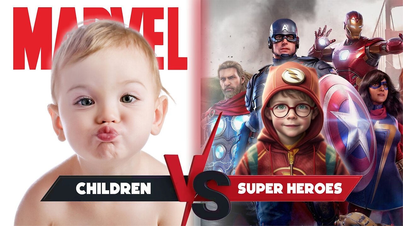 SUPER HEROES ARE STILL CHILDREN | MARVEL ALL CHARACTERS | JEZZ ENTERTAINMENT