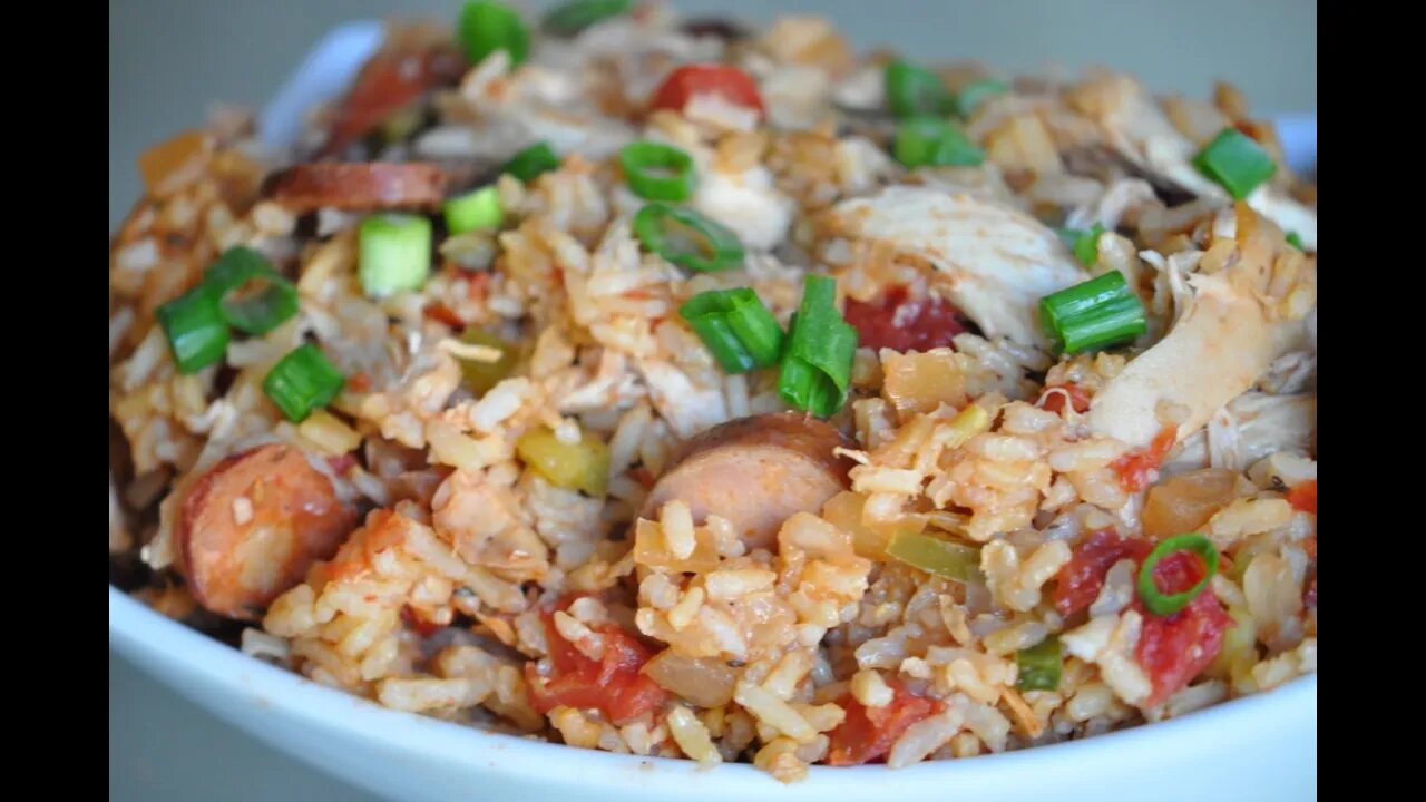 How to make New Orleans Chicken and Sausage Jambalaya