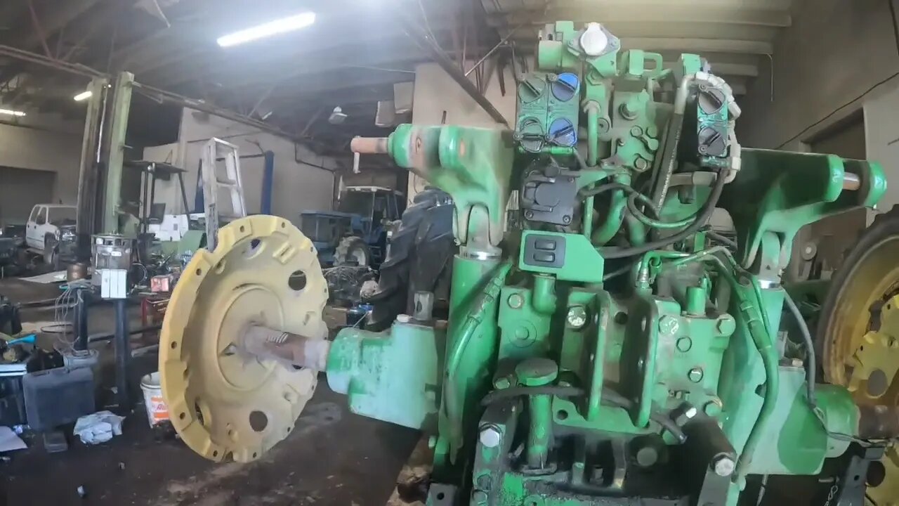 John Deere 6170r diff lock removal.