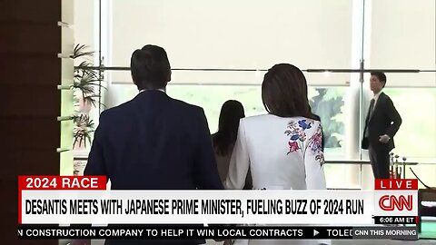 DeSantis in Japan: "I'm not a candidate, so we'll see if and when that changes."