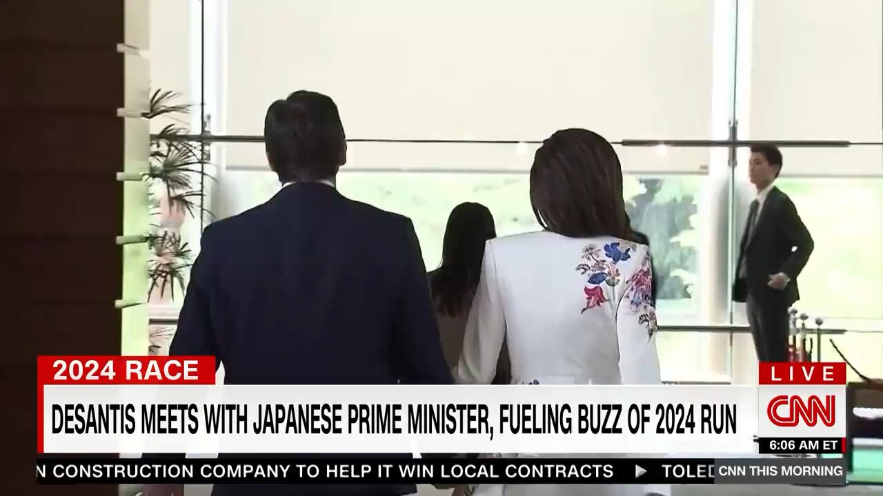 DeSantis in Japan: "I'm not a candidate, so we'll see if and when that changes."