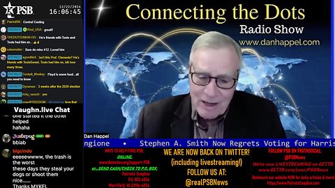 2024-12-22 16:00 EST - Connecting the Dots: with Dan Happel