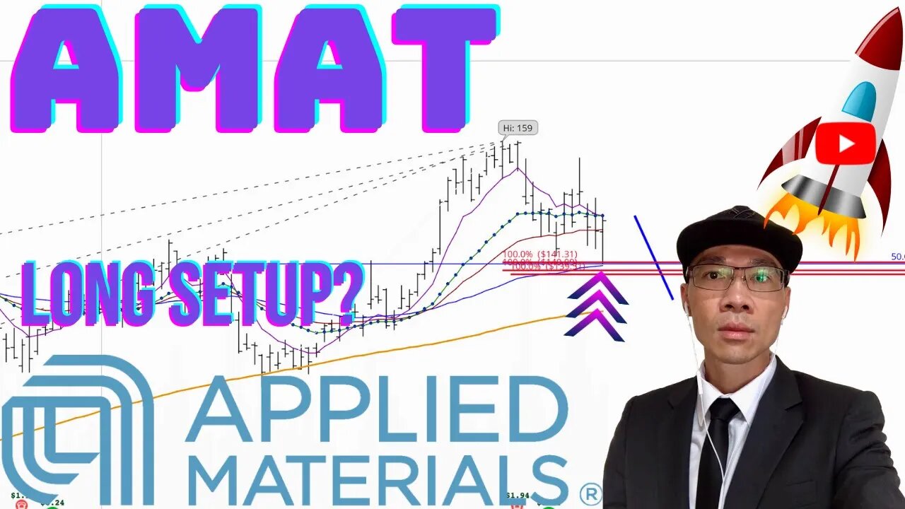 Applied Material ($AMAT) - Long Setup If Support Holds. Set Stop Below $140 *Not Financial Advice*🚀🚀