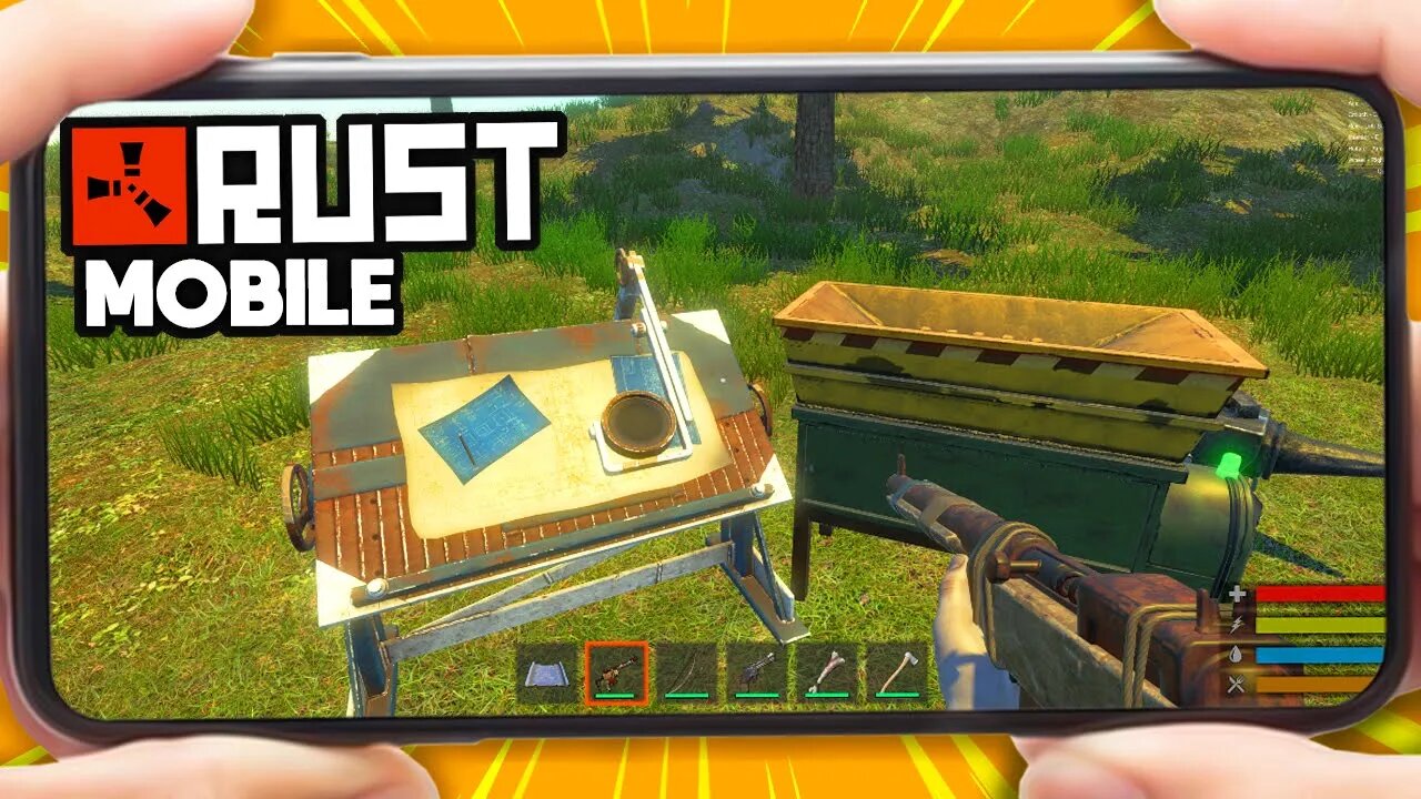 NOVO RUST MOBILE ( NOVIDADES / TREM NO JOGO ) TOTLAS Survival