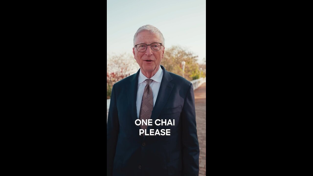 Bill gates india chai scene #trending #news #rumblepage