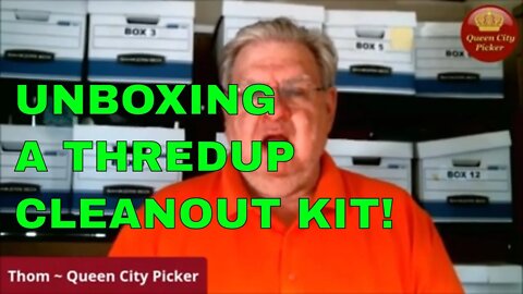 Unboxing a Thredup Clean Out Kit