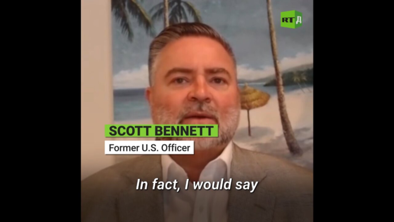 Fmr. US Officer Scott Bennett: "Zelensky is a puppet and a very stupid one"