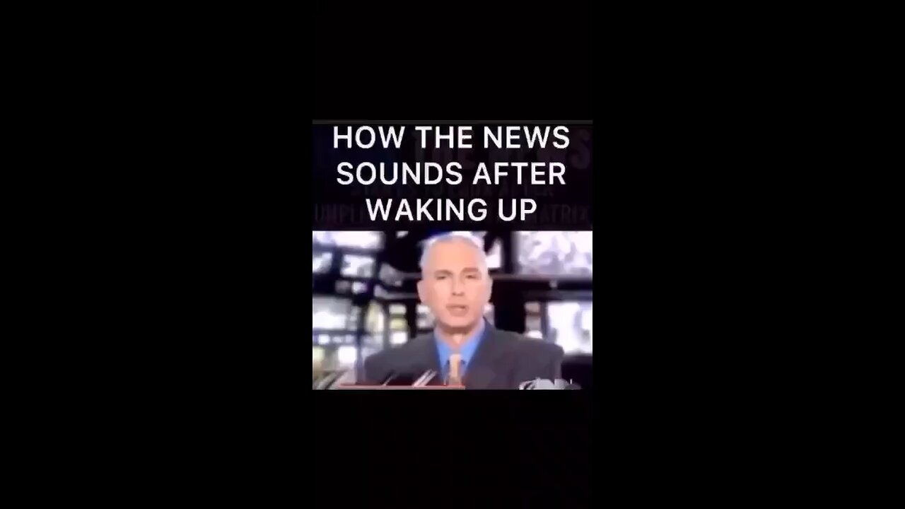 How the news sounds after waking up