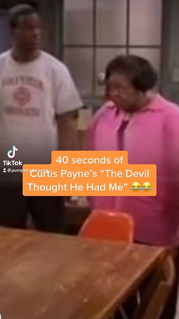 40 seconds of Curtis Payne's "The Devil Thought He Had Me"😂😂😂