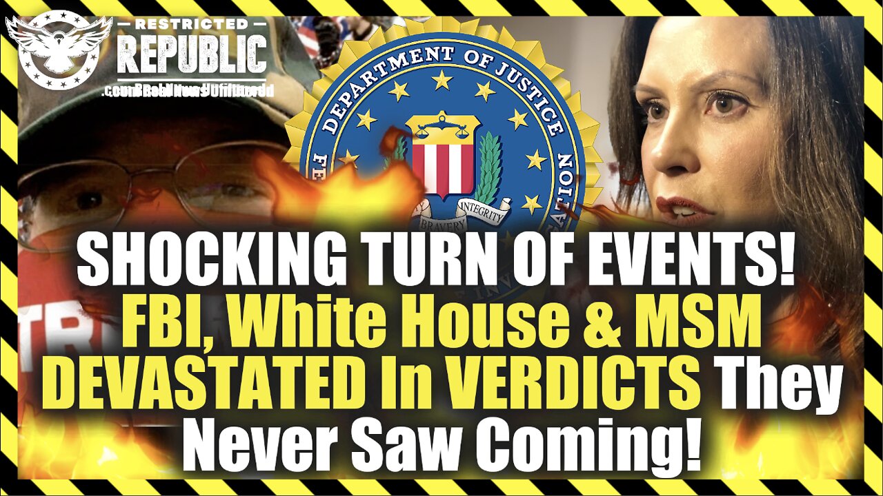 SHOCKING TURN OF EVENTS! FBI, White House & MSM DEVASTATED In VERDICTS They Never Saw Coming!